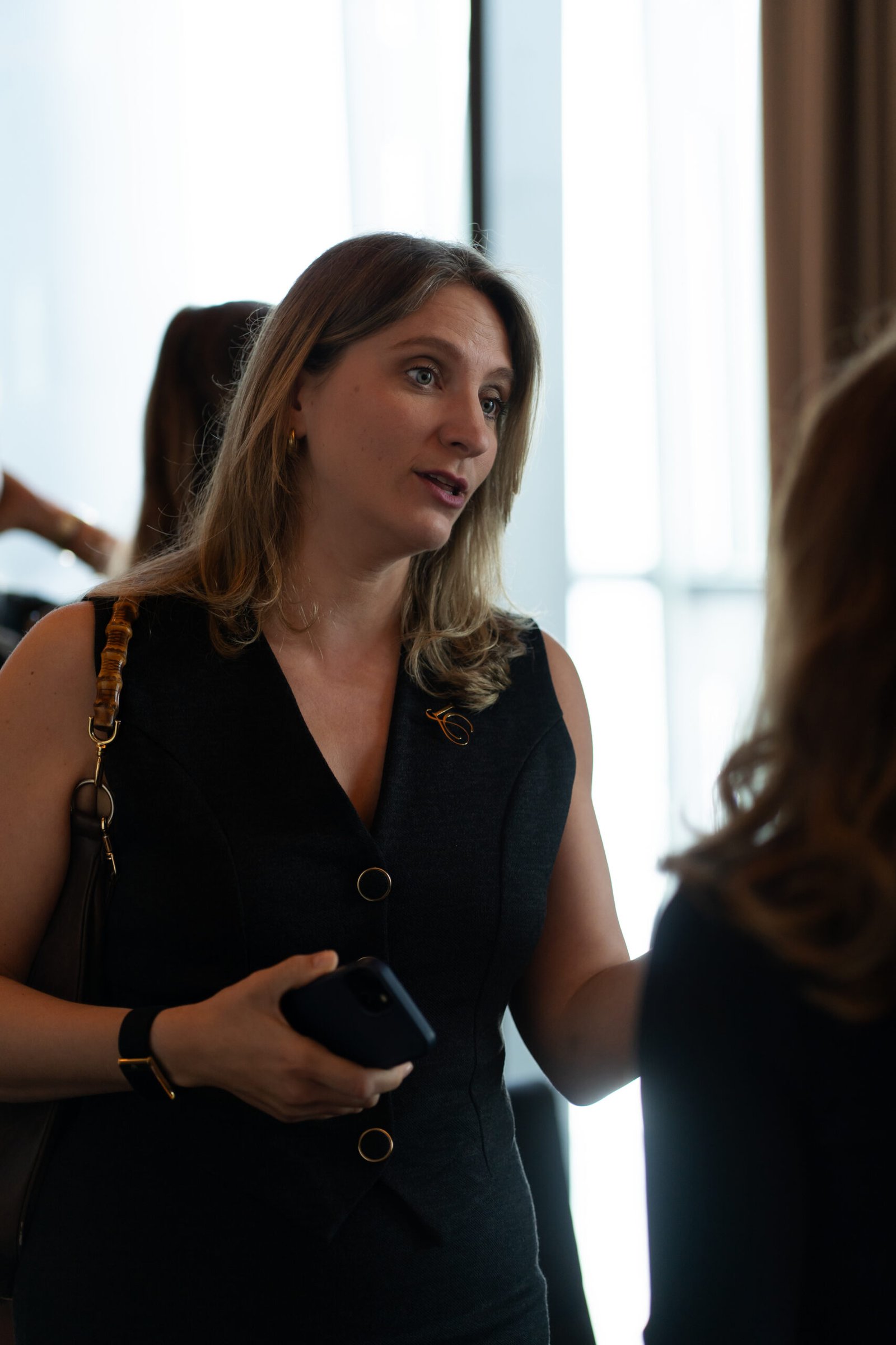 Franziska discussing commercial strategy